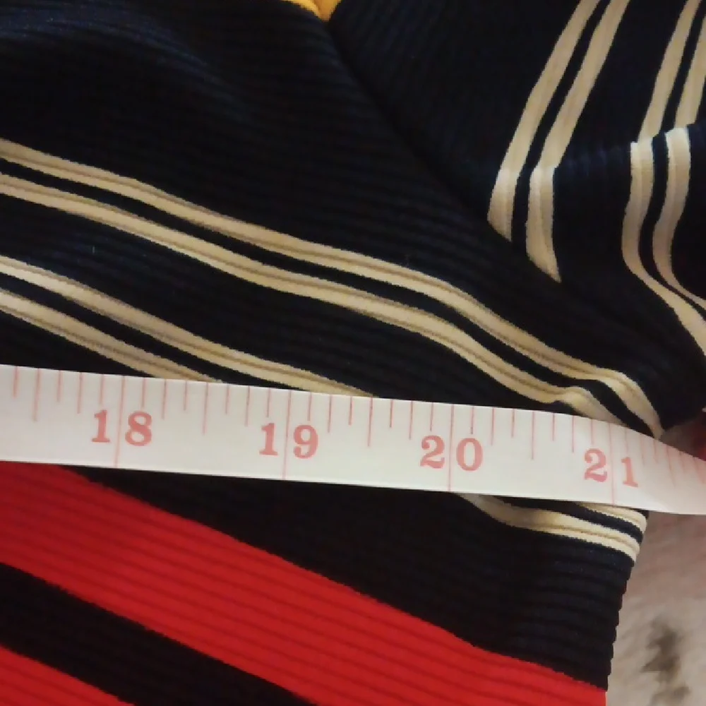 Cato Orange Black Sheath Midi Dress V-Neck Short Sleeve - Picture 11 of 14